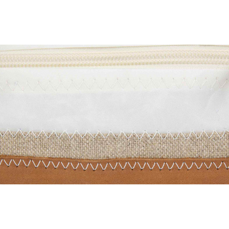 Geldbörse "Pocket" by 727 Sailbags / Segeltuch weiß / Leder / Leinen