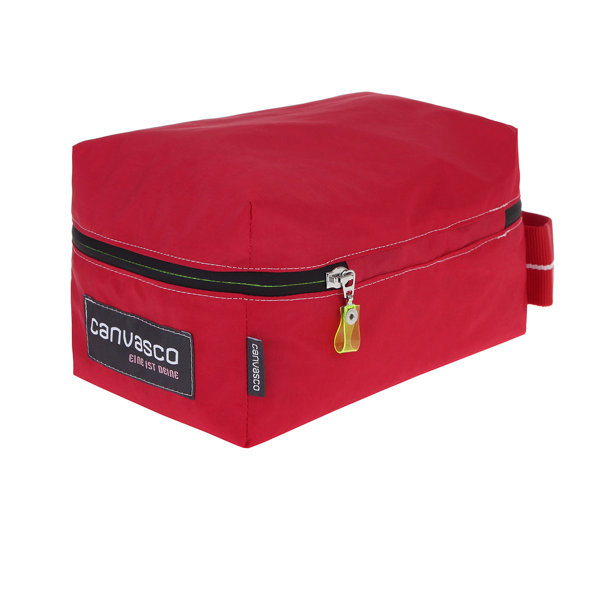 Kulturtasche CANVASCO "Shower" / Segeltuch rot