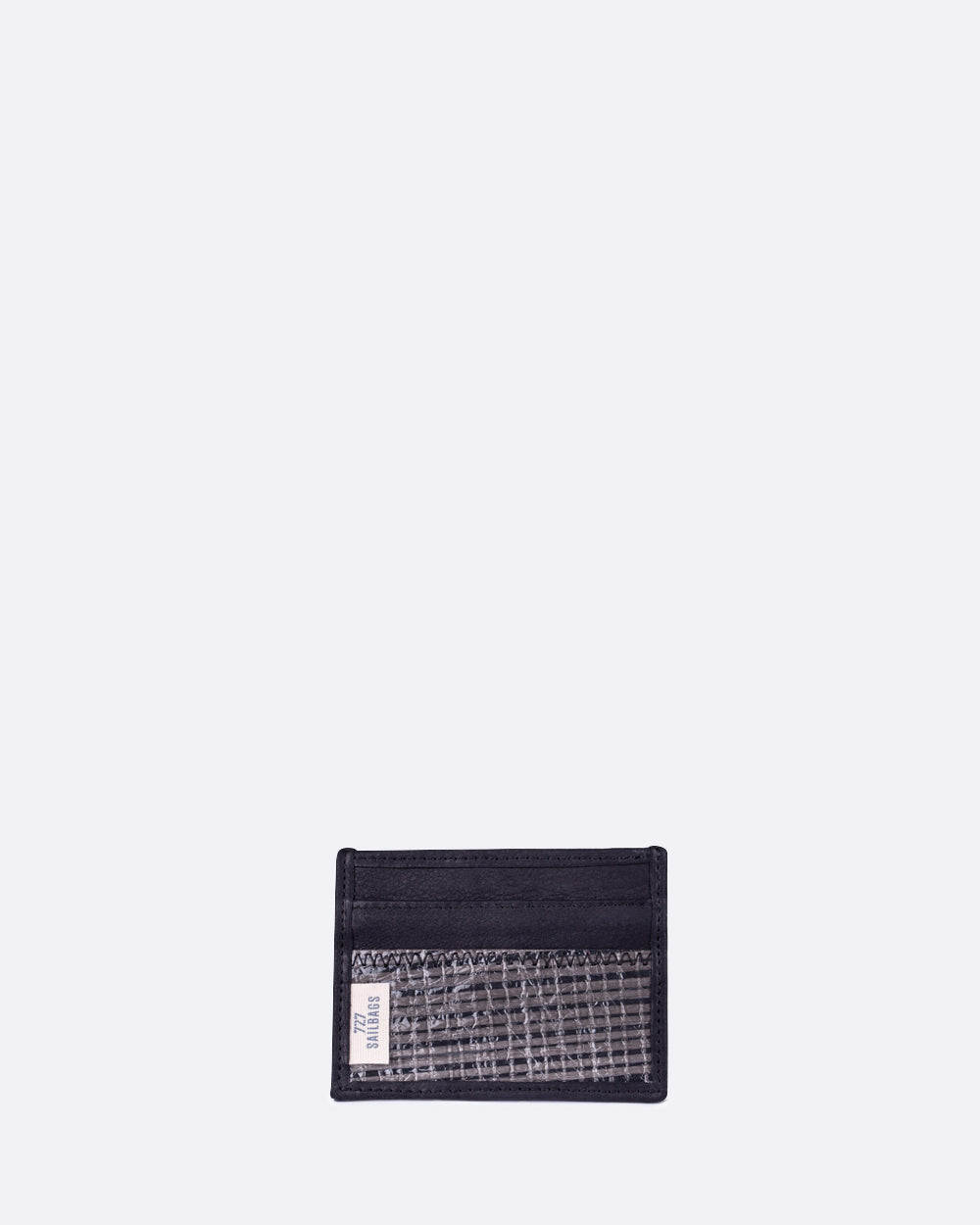 Kartenhalter by 727 Sailbags / Segeltuch grau / Leder schwarz
