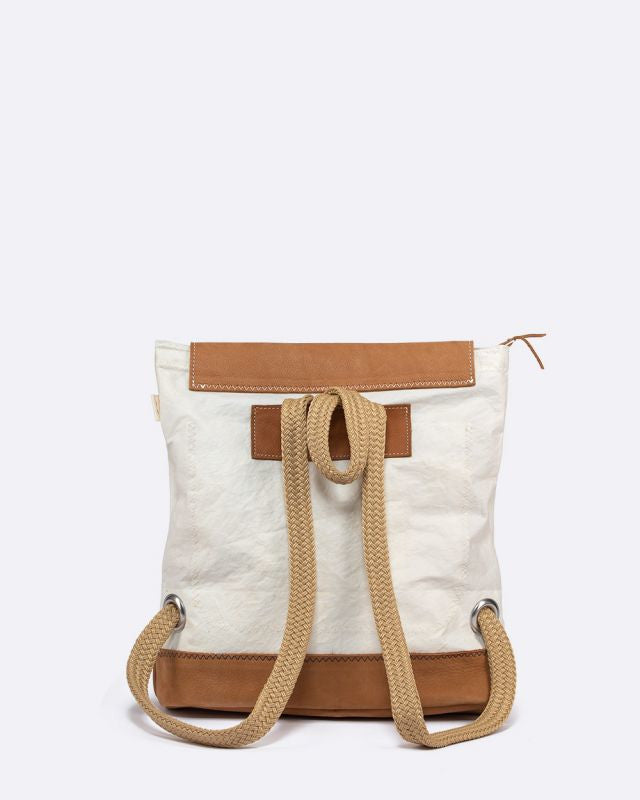 Rucksack "Odyssey" by 727 Sailbags / Segeltuch Belem / Leder