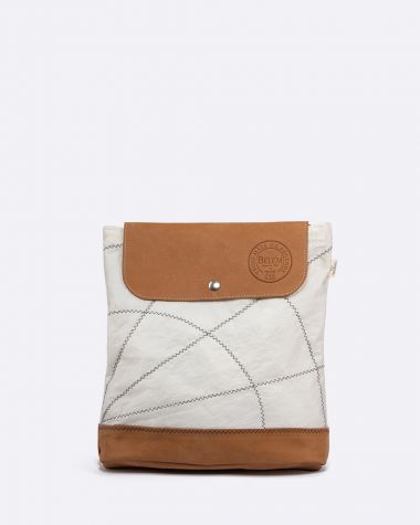 Rucksack "Odyssey" by 727 Sailbags / Segeltuch Belem / Leder