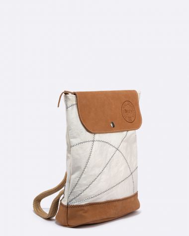 Rucksack "Odyssey" by 727 Sailbags / Segeltuch Belem / Leder