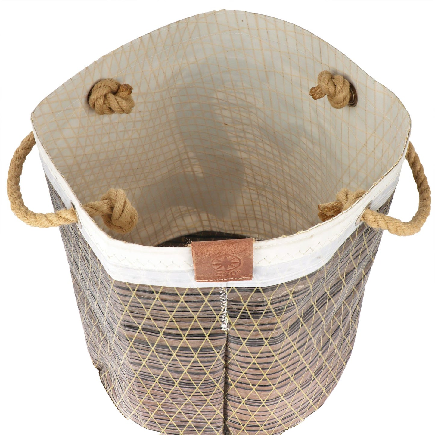Wäschetonne 360 Grad "Pütz" / Segeltuch Kevlar / Zufallszahl schwarz
