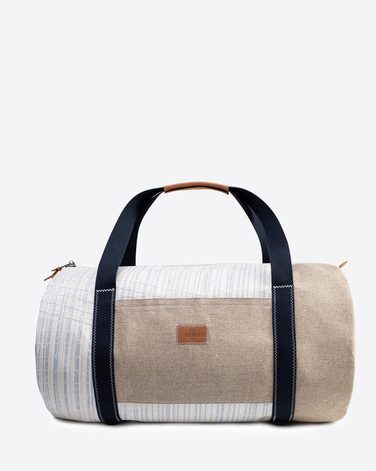 Reisetasche "Onshore" by 727 Sailbags / Segeltuch weiß Leinen