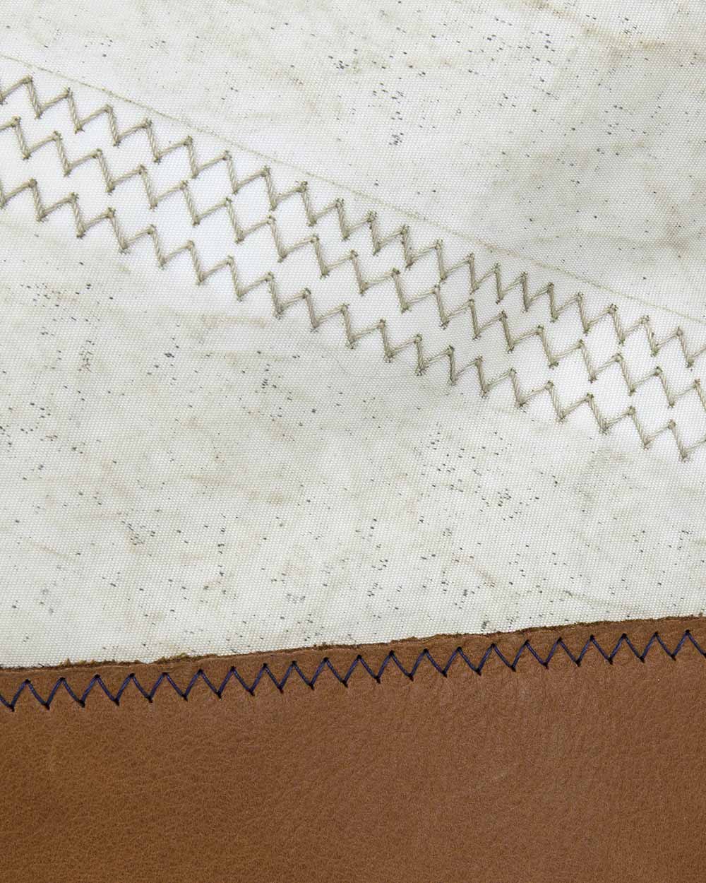 Damen Reisetasche "Carla" by 727 Sailbags / Segeltuch Belem / Boden Leder