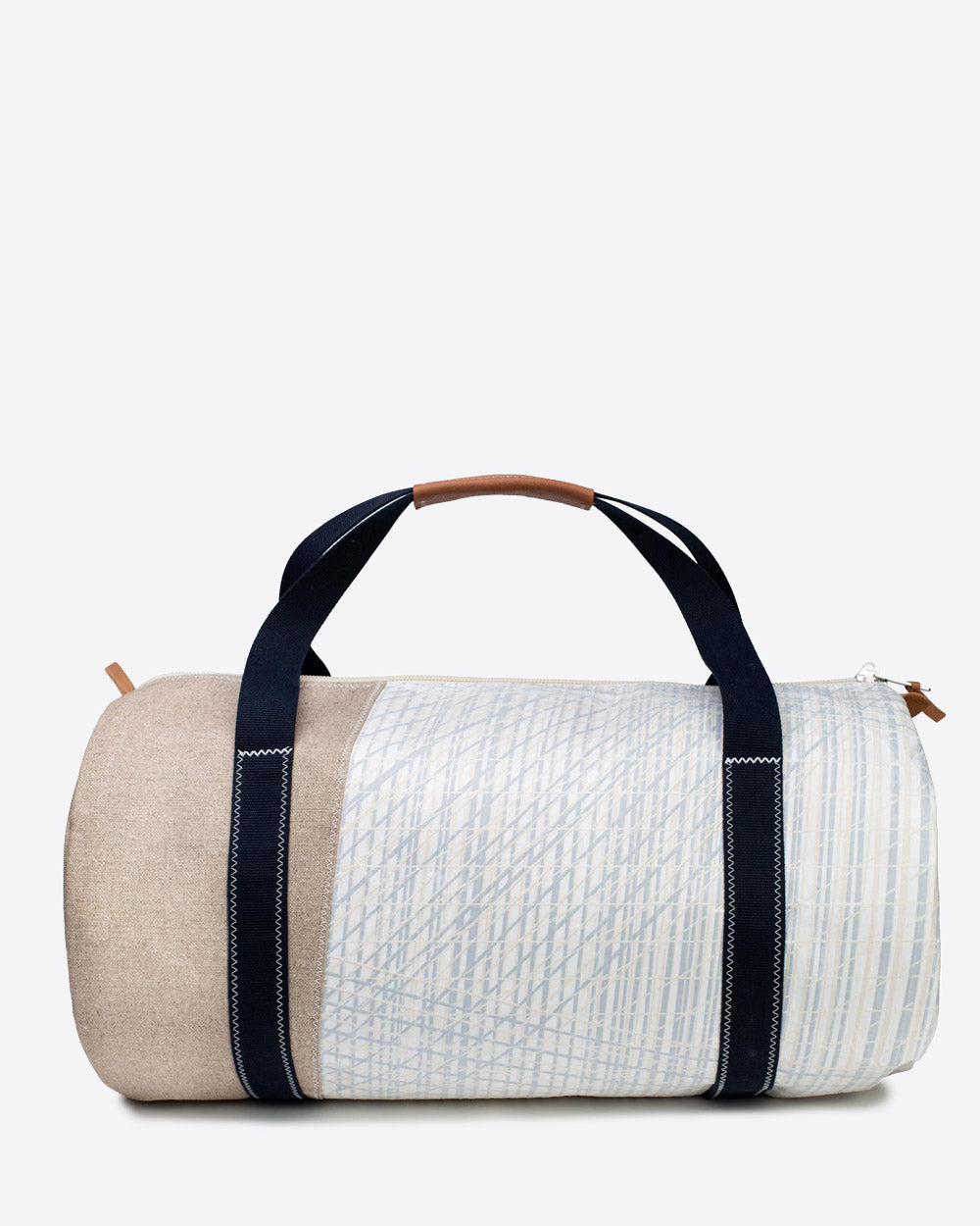 Reisetasche "Onshore" by 727 Sailbags / Segeltuch weiß Leinen