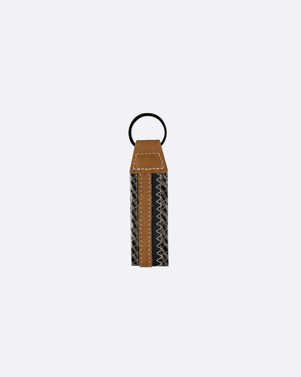 Schlüsselanhänger by 727 Sailbags / Segeltuch schwarz / Leder