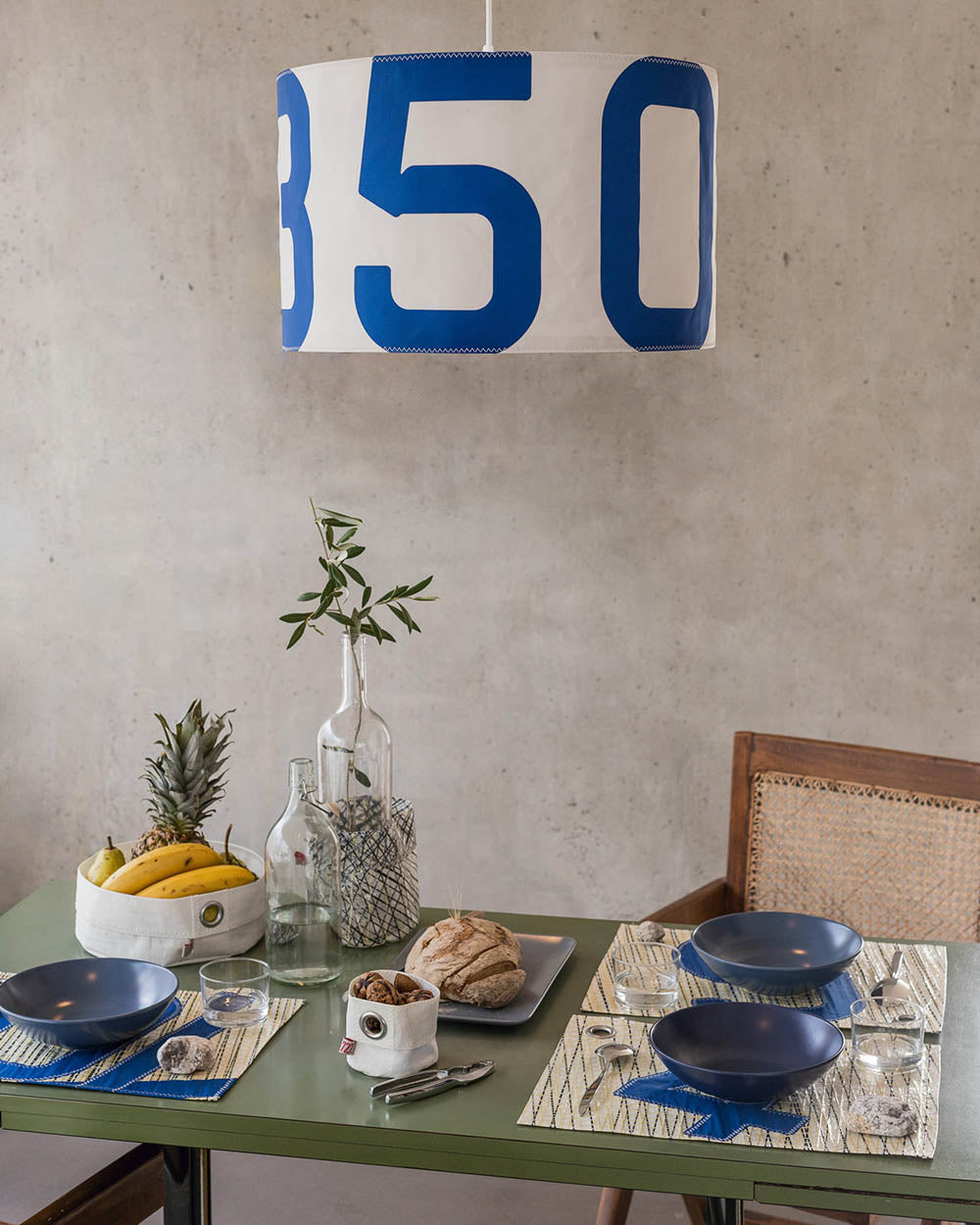 Tischset Platzset 6er Set "Blue" by 727 Sailbags