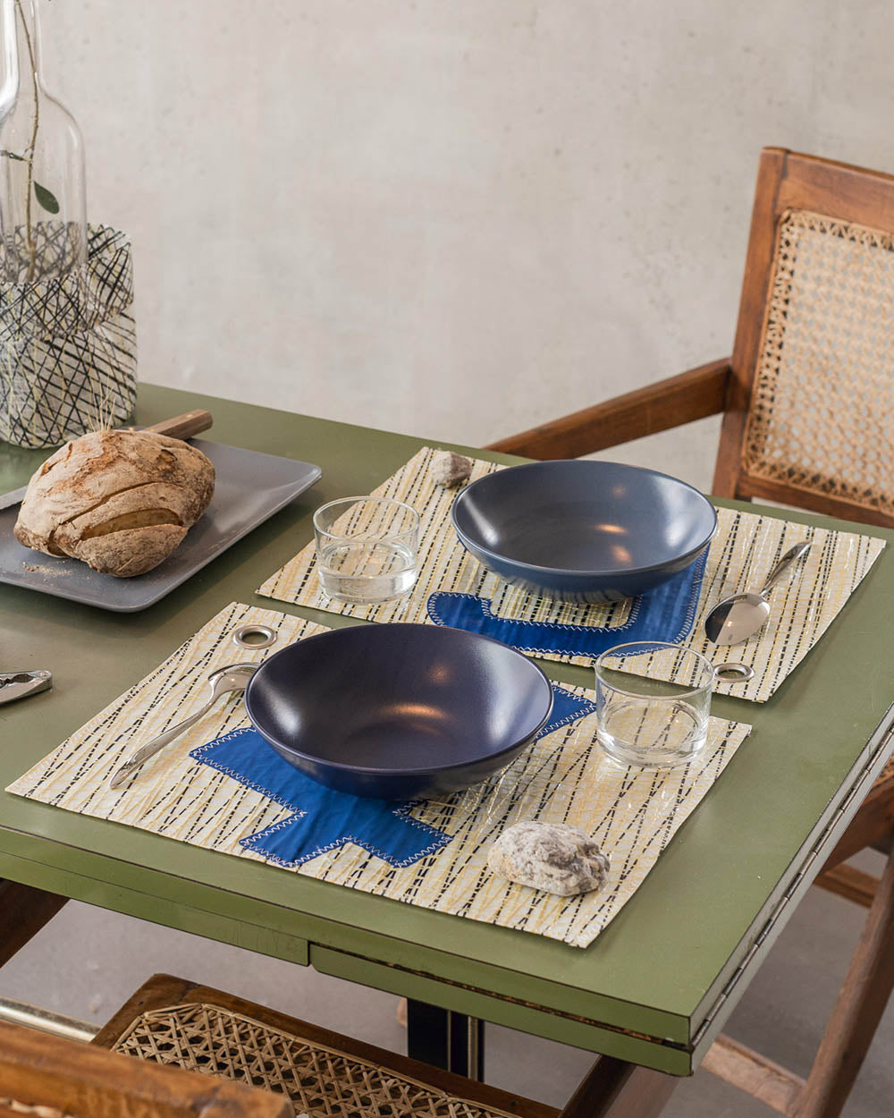 Tischset Platzset 6er Set "Blue" by 727 Sailbags