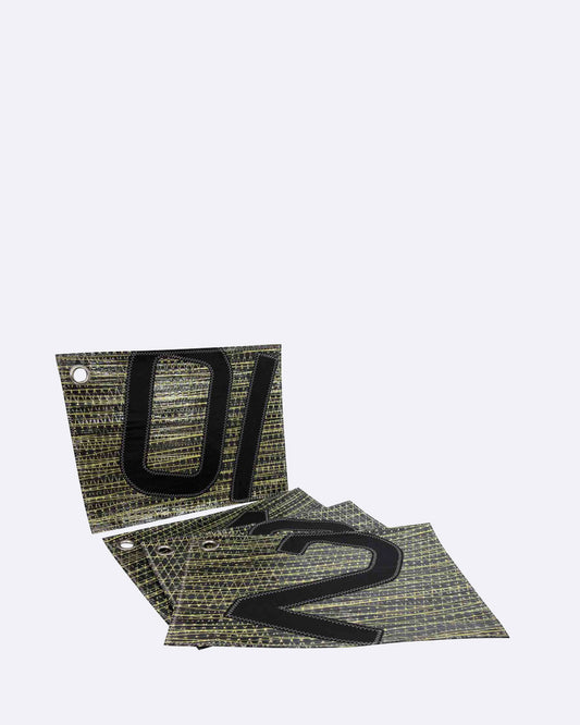 Tischset Platzset 6er Set "Black" by 727 Sailbags