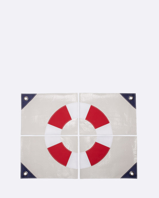 Tischset Platzset 4er Set "Rettungsring" by 727 Sailbags