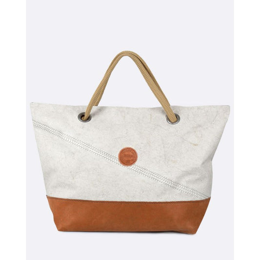 Damen Reisetasche "Carla" by 727 Sailbags / Segeltuch Belem / Boden Leder