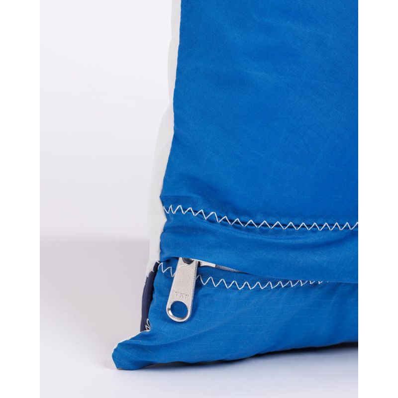 Sofakissen 40 x 40 cm "[Modell]" by 727 Sailbags / Spinnaker weiß / Meeresanker Kollektion