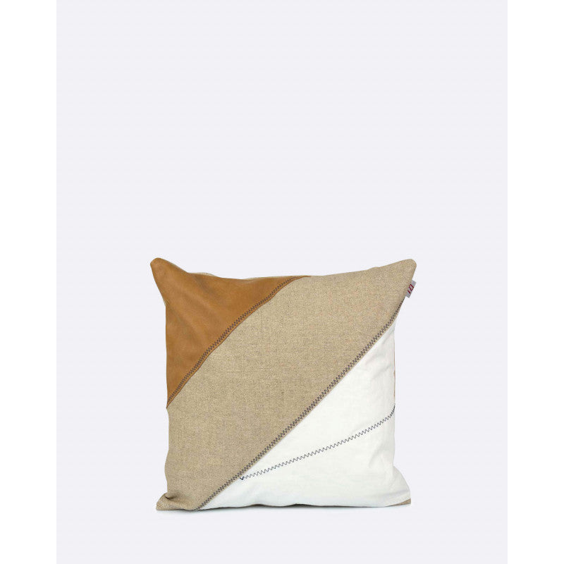 Sofakissen 40 x 40 cm "[Modell]" by 727 Sailbags / Spinnaker weiß / French Riviera Kollektion