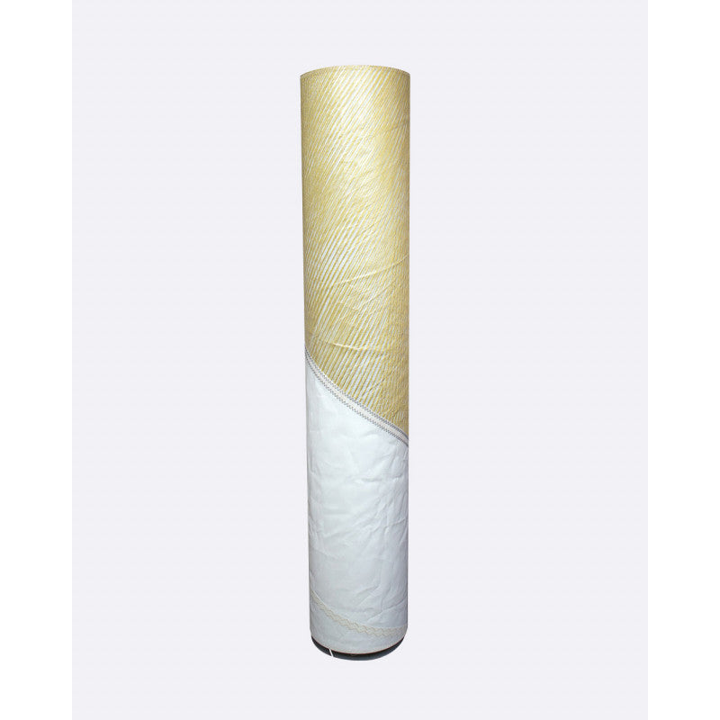 Säulenlampe by 727 Sailbags / Segeltuch weiß gold