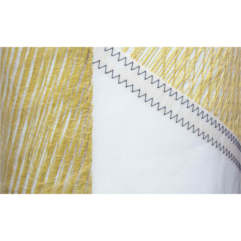 Säulenlampe by 727 Sailbags / Segeltuch weiß gold