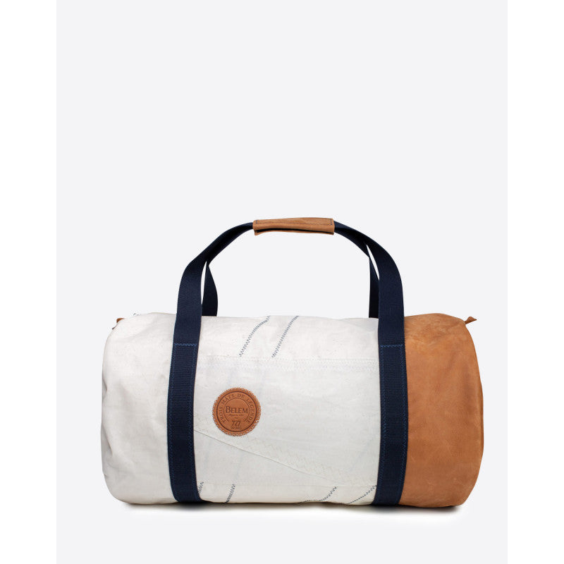 Reisetasche "Onshore" by 727 Sailbags / Segeltuch Belem / Leder