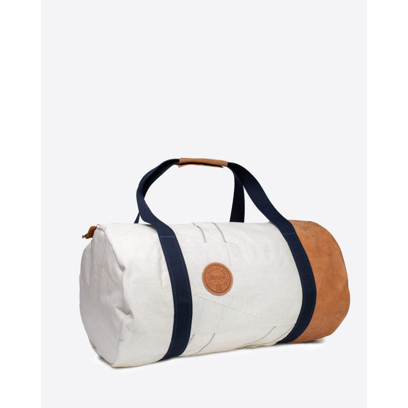 Reisetasche "Onshore" by 727 Sailbags / Segeltuch Belem / Leder