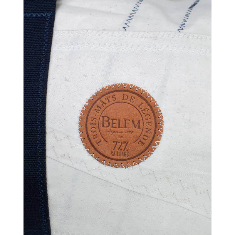 Reisetasche "Onshore" by 727 Sailbags / Segeltuch Belem / Leder