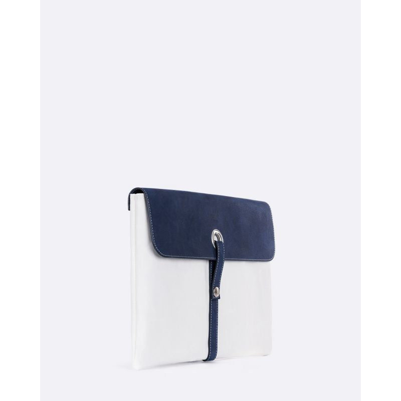 Businesstasche "[Modell]" by 727 Sailbags / Leder marineblau