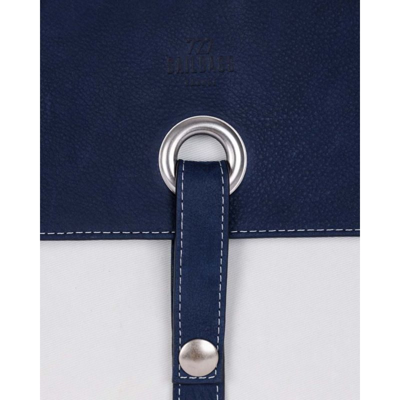 Businesstasche "[Modell]" by 727 Sailbags / Leder marineblau