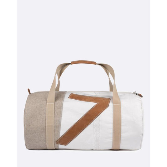Reisetasche "Onshore" by 727 Sailbags / Segeltuch weiß / French Riviera Kollektion