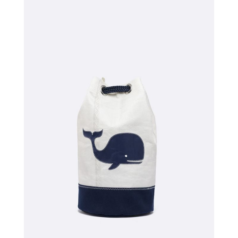 Seesack "Jack" by 727 Sailbags / Segeltuch weiß / Wal Kollektion