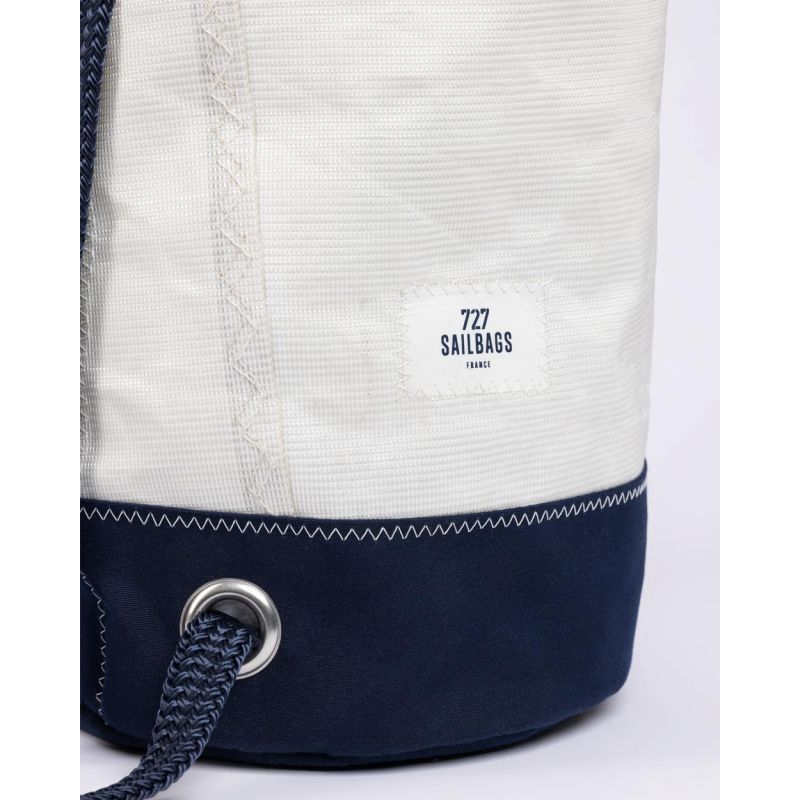 Seesack "Jack" by 727 Sailbags / Segeltuch weiß / Wal Kollektion
