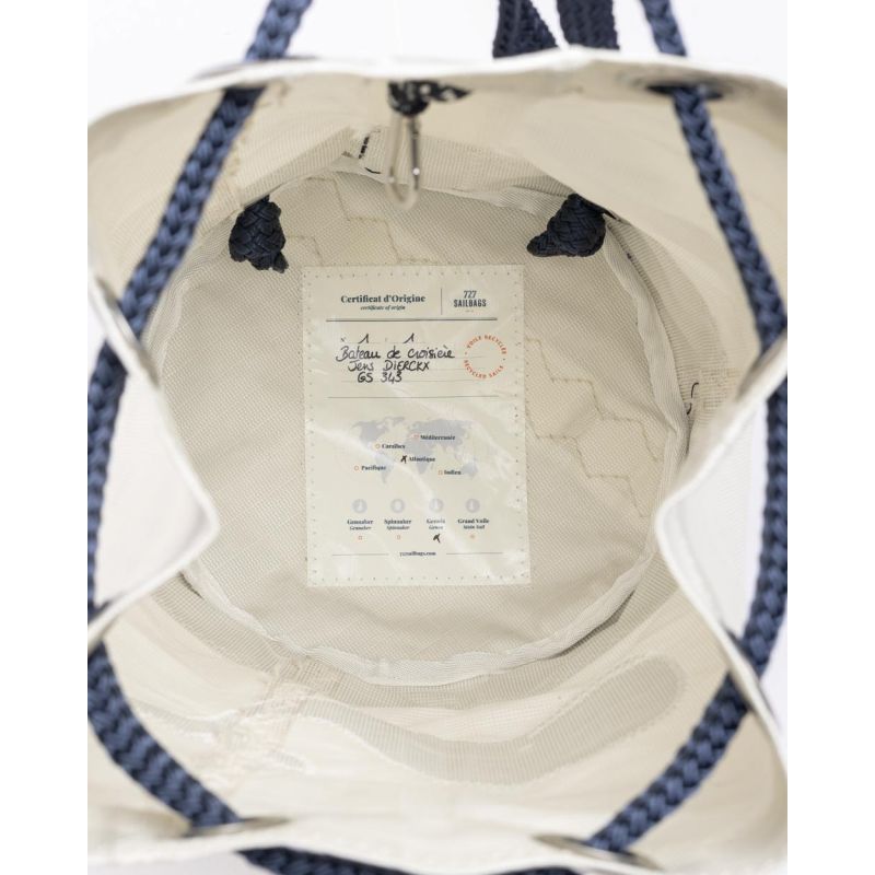 Seesack "Jack" by 727 Sailbags / Segeltuch weiß / Wal Kollektion