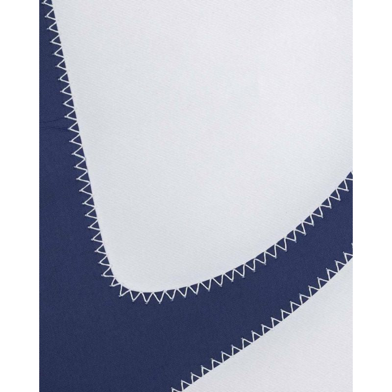Sitzsack Sitzkissen "Solo" by 727 Sailbags / Segeltuch weiß / Meeresanker Kollektion