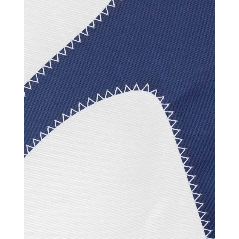 Sitzsack Sitzkissen "Duo" by 727 Sailbags / Segeltuch weiß / Meeresanker Kollektion