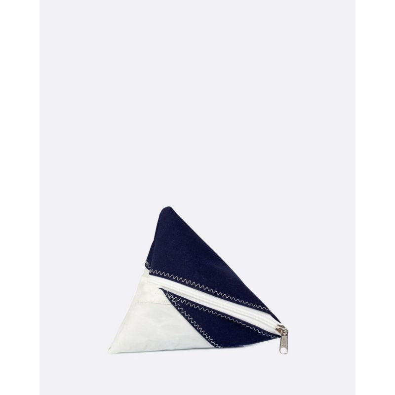 Türstopper "Berlingo" by 727 Sailbags / Segeltuch weiß navy / Motiv 3 blau